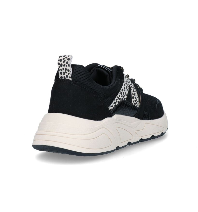 Poelman Baskets casual en Noir pour femmes (328566)