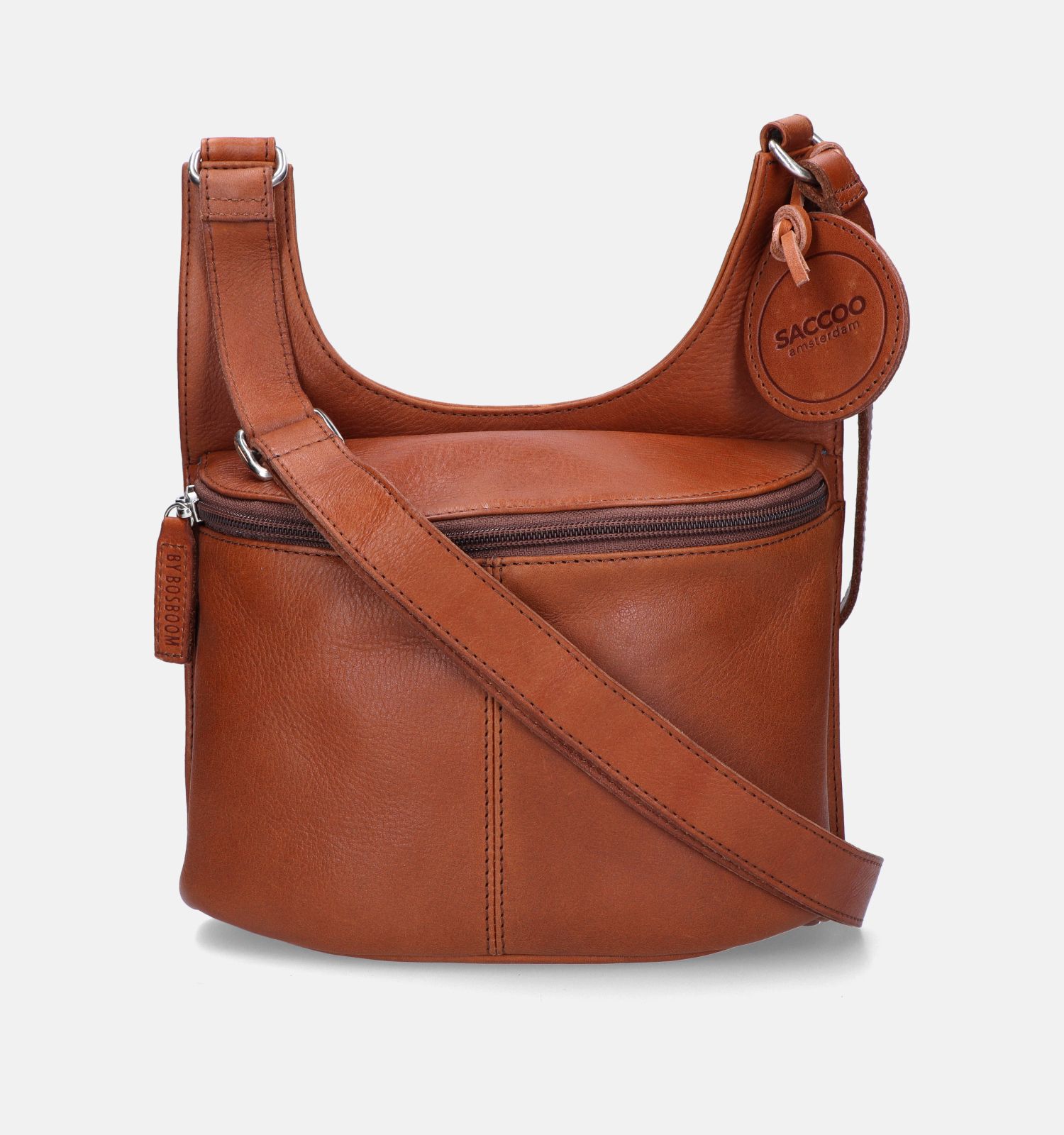 Saccoo Toro Cognac Crossbodt Tas Dames Crossbody tassen Online op TORFS.BE