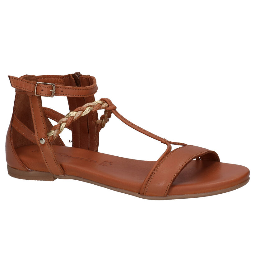 Tamaris Bronzen Sandalen in leer (289303)