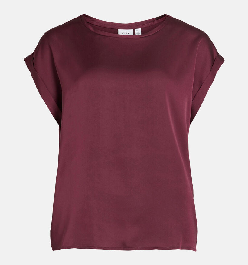 Vila Ellette Bordeaux T-shirt voor dames (340665)