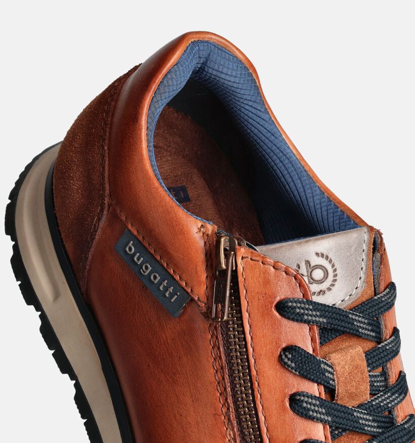 Bugatti Cognac Veterschoenen voor heren (359775) - geschikt voor steunzolen
