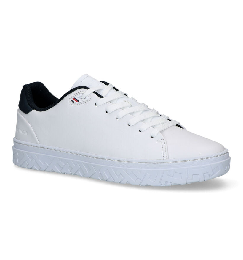 Tommy Hilfiger Modern Iconic Witte Veterschoenen voor heren (318290) - geschikt voor steunzolen