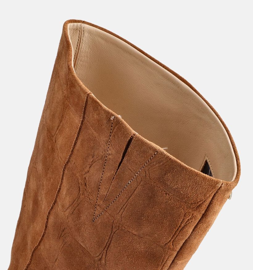 Bronx Low Jadey Bruine Lange Laarzen voor dames (371566)