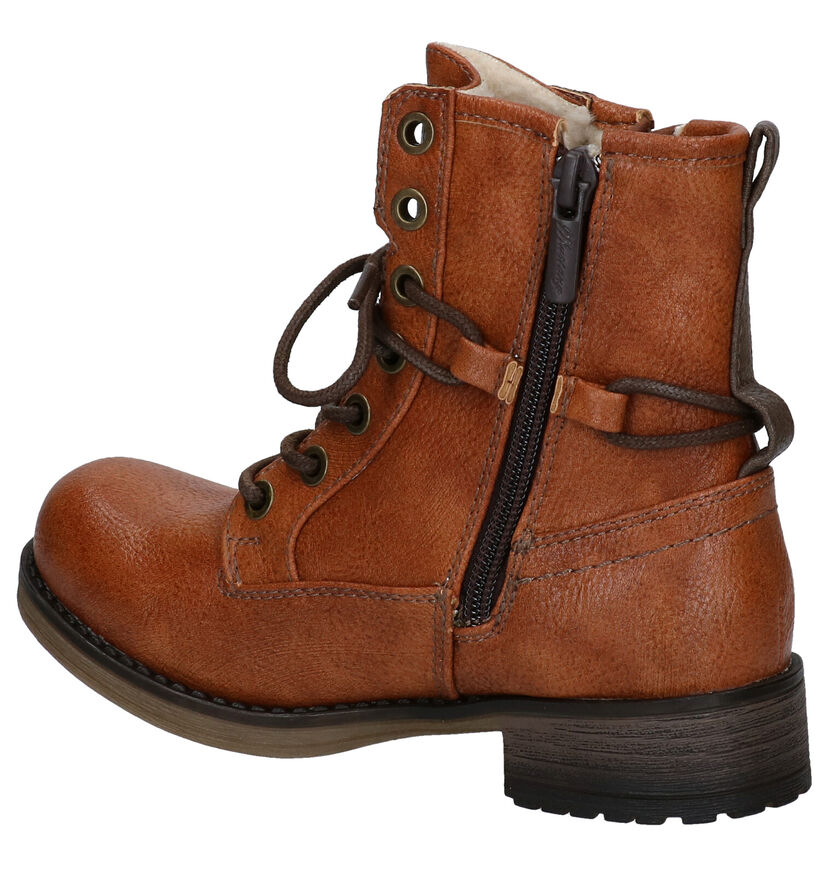 Mustang Cognac Boots voor meisjes (313981)