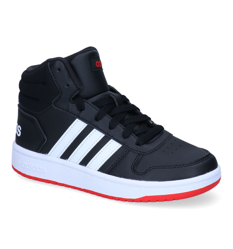 adidas Hoops Baskets en Noir pour garçons (299867)