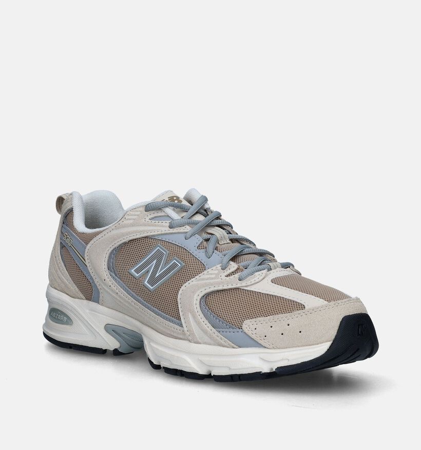 New Balance MR 530 Baskets en Beige pour hommes, garçons (356507) - pour semelles orthopédiques