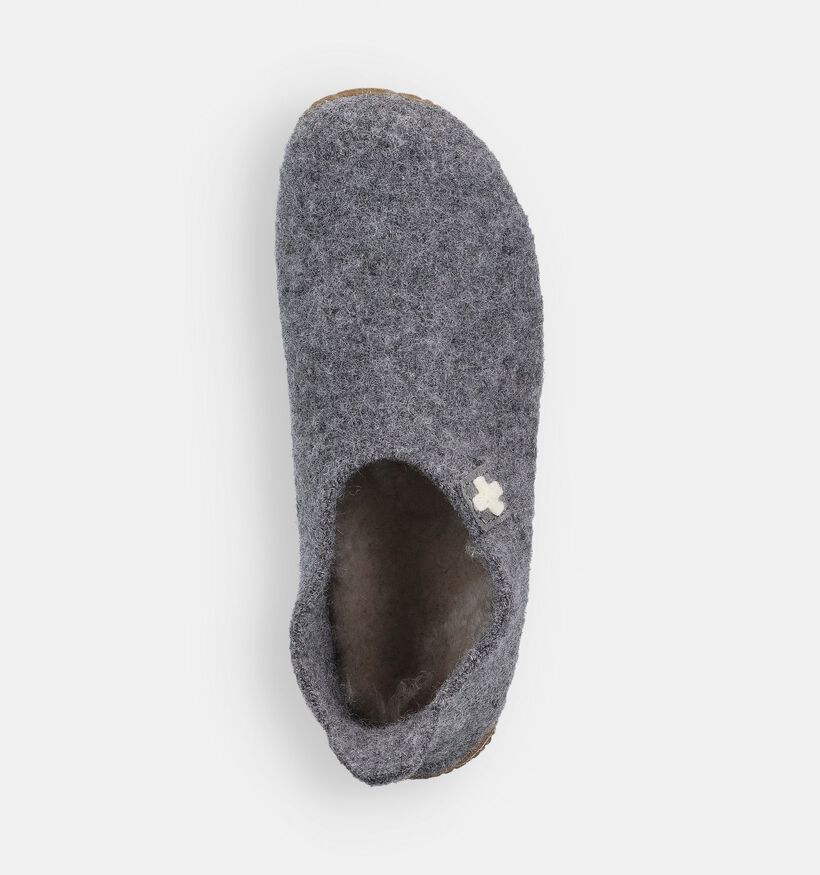 Living Kitzbühel Pantoufles fermées en Gris pour femmes (364885)