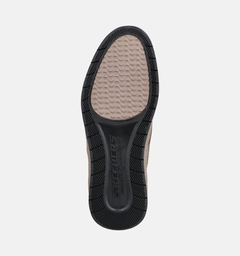 Skechers Burkett Lonzo Taupe Slip-ins voor heren (379525)