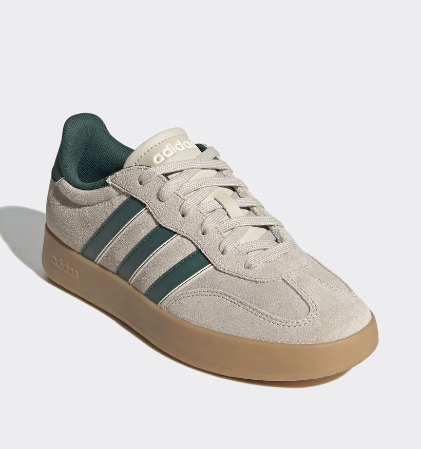 adidas Barreda Beige/Groene Sneakers voor dames (357162) - geschikt voor steunzolen