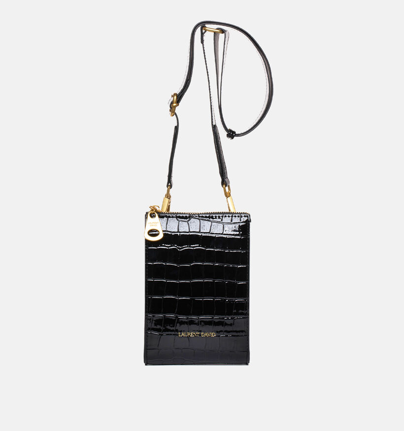 Laurent David Zwart Telefoontasje voor dames (365155)