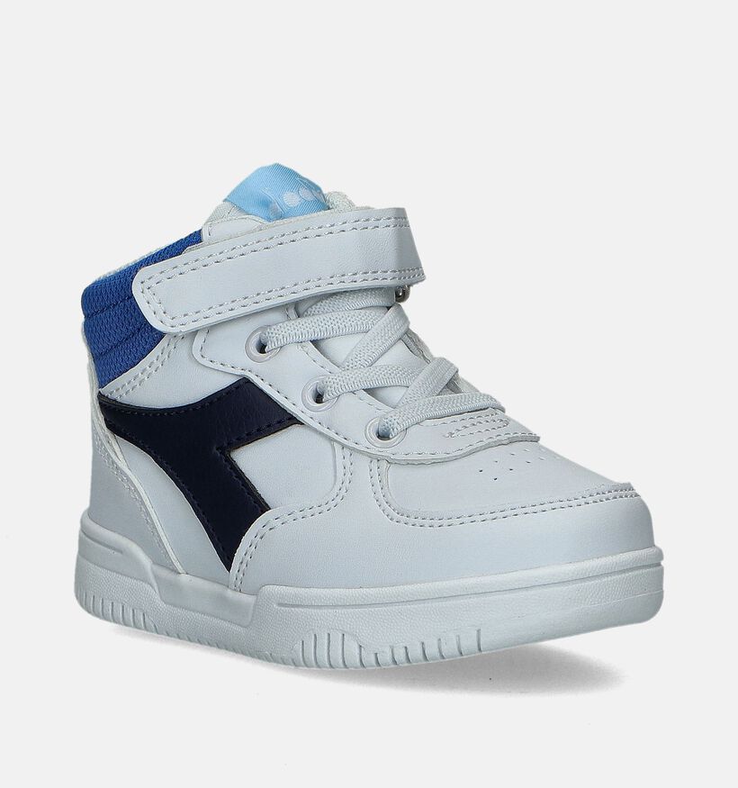 Diadora Raptor Mid TD Baskets en Blanc pour garçons, filles (345891)