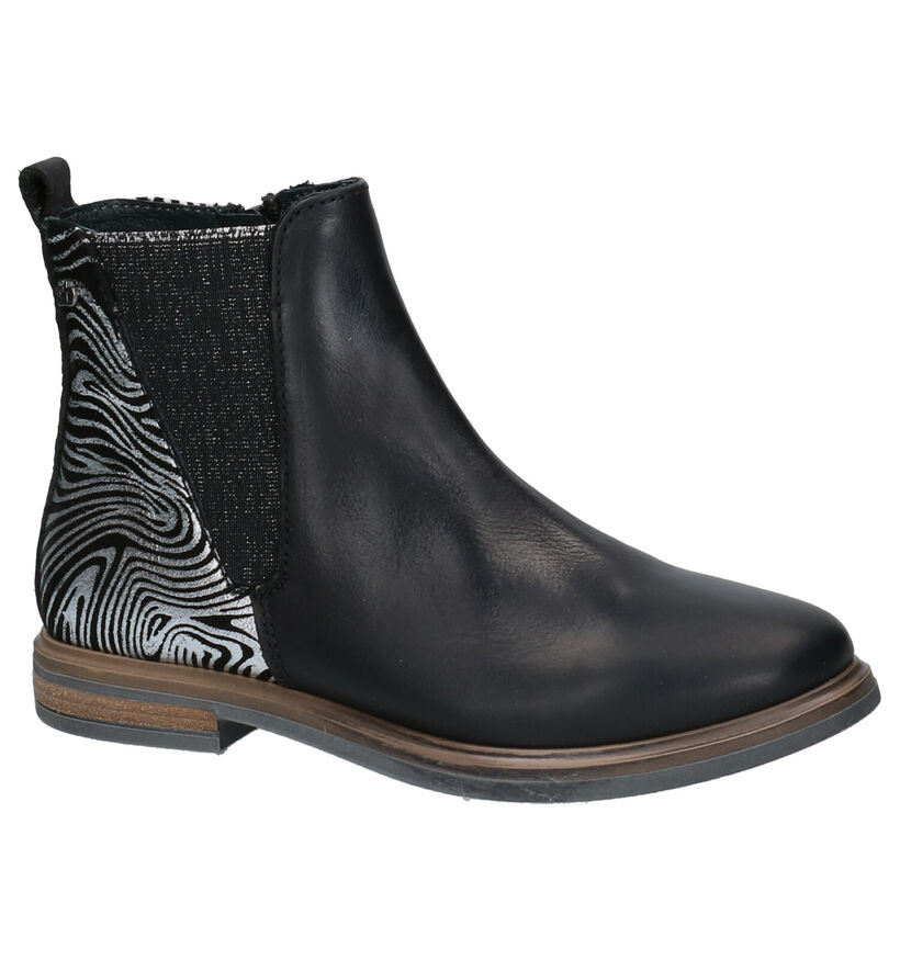 STONES and BONES Gilla Bottines en Noir en cuir (255535)