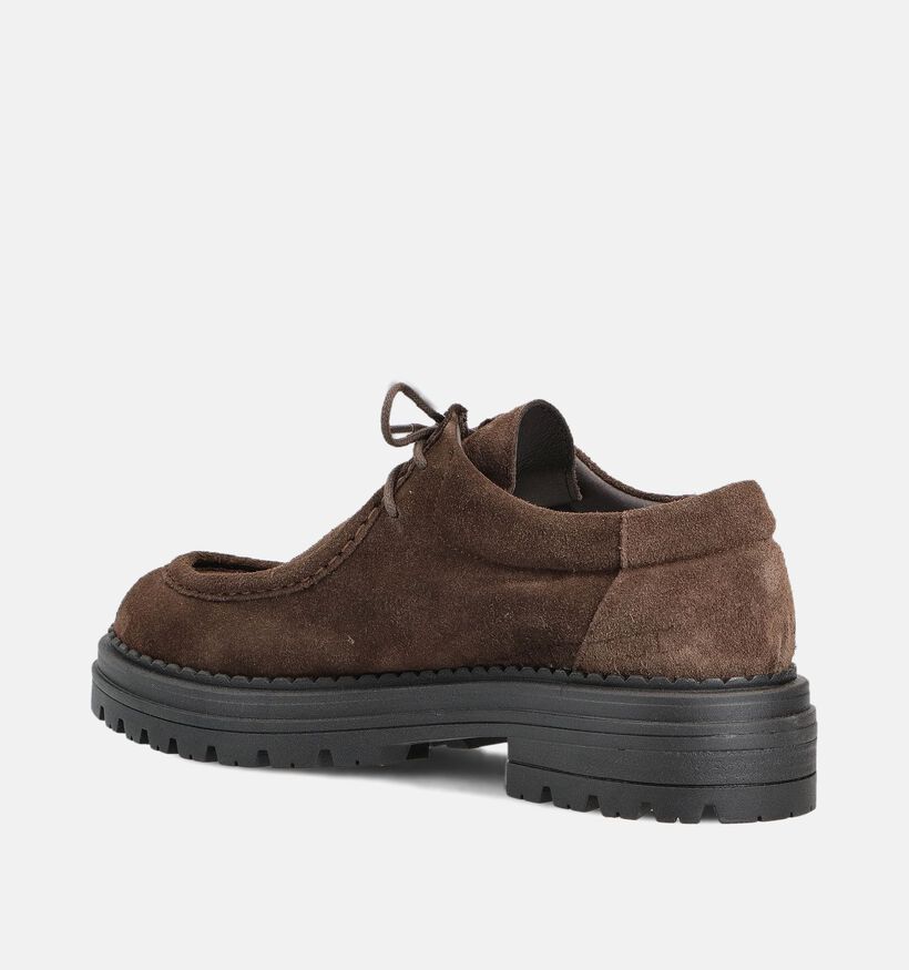 Laurent David Bruine Veterschoenen Desert Laurent David Bruine Veterschoenen Desert voor dames (365554)