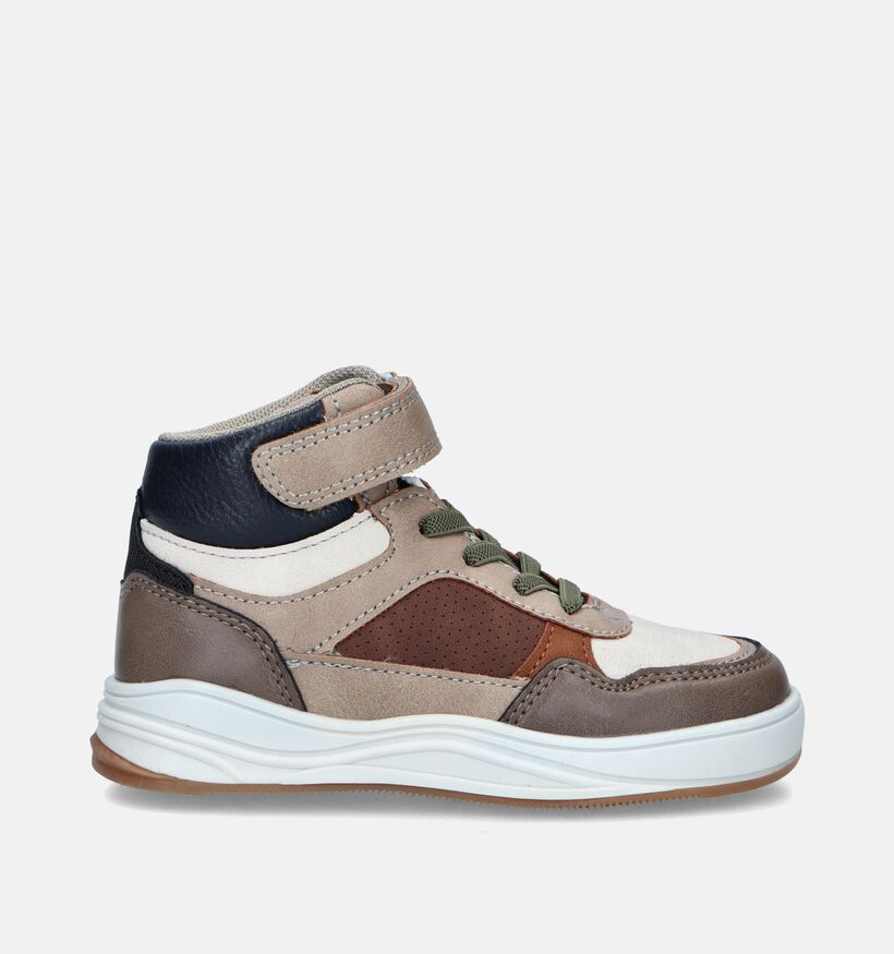 Milo & Mila Bruine Hoge schoenen voor jongens (347109)
