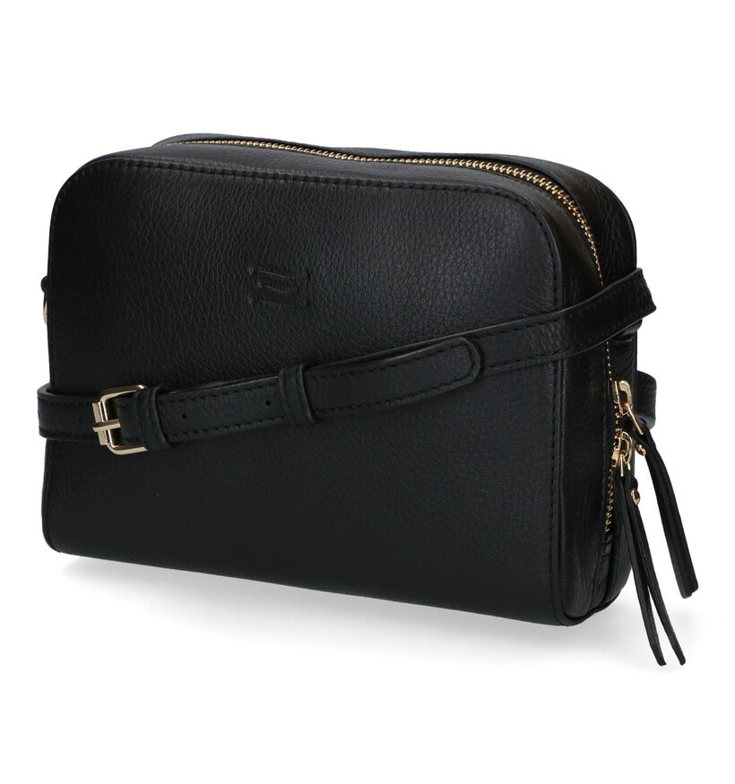 Crinkles Zwarte Crossbody Tas voor dames (324979)