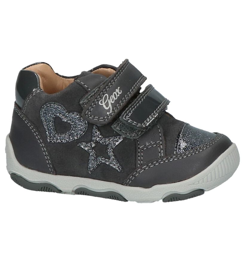 Geox Chaussures hautes en Gris foncé en cuir (200279)