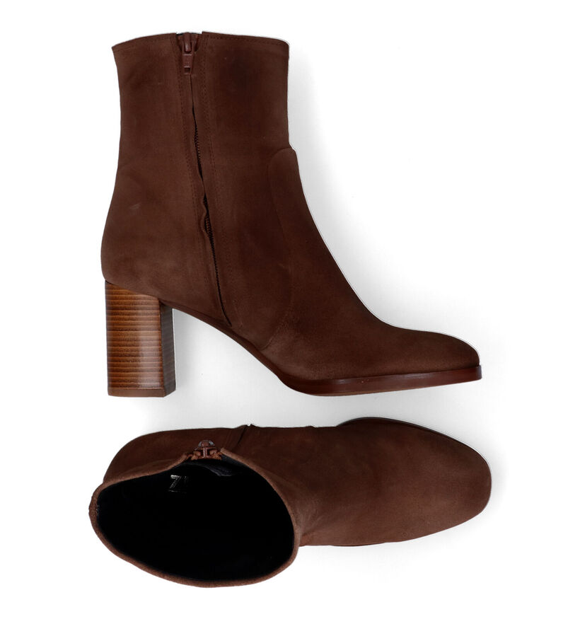 Zinda Bruine Enkellaarzen voor dames (314382)
