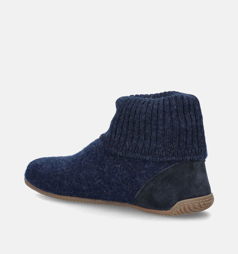 Living Kitzbühel Blauwe Hoge pantoffels voor dames (348793)