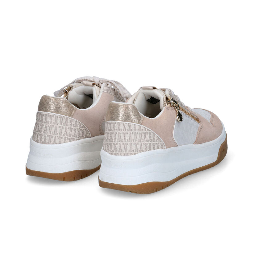 Tamaris Baskets casual en Rose en cuir (313141)