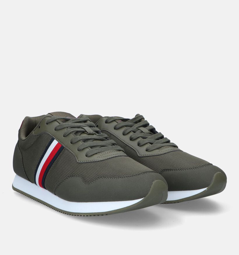 Tommy Hilfiger Core Chaussures à lacets en Vert kaki pour hommes (329365) - pour semelles orthopédiques