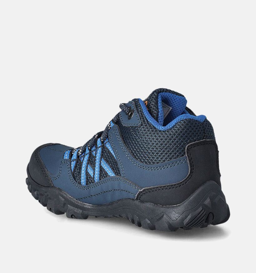 Regatta Edgepoint Mid Jnr Blauwe Wandelschoenen voor jongens (361301) - geschikt voor steunzolen