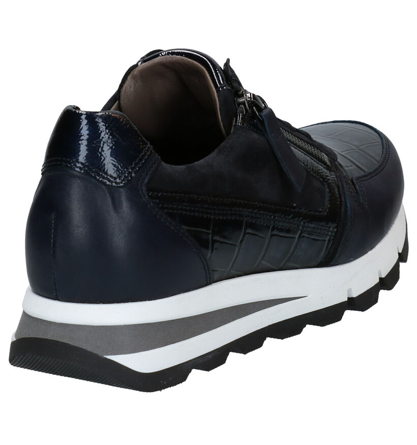 Gabor OptiFit Chaussures à lacets en Bleu en cuir (282387)