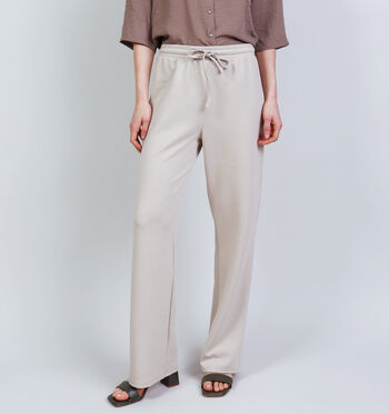 Pieces Broeken Beige