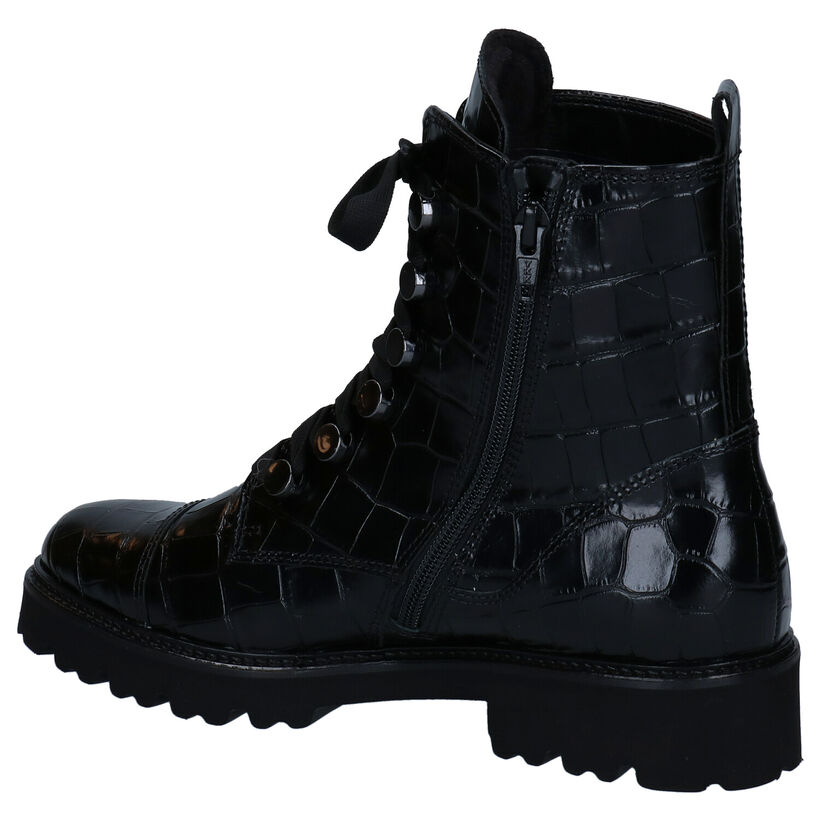 Gabor Best Fitting Bottines en Noir en cuir (282394)