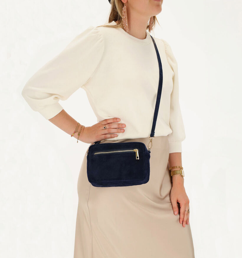 Charm London Donkerblauwe Crossbodytas voor dames (373485)