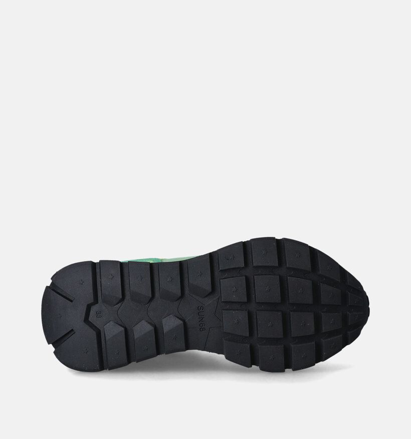 Sun68 Baskets casual en Vert pour femmes (351703) - pour semelles orthopédiques