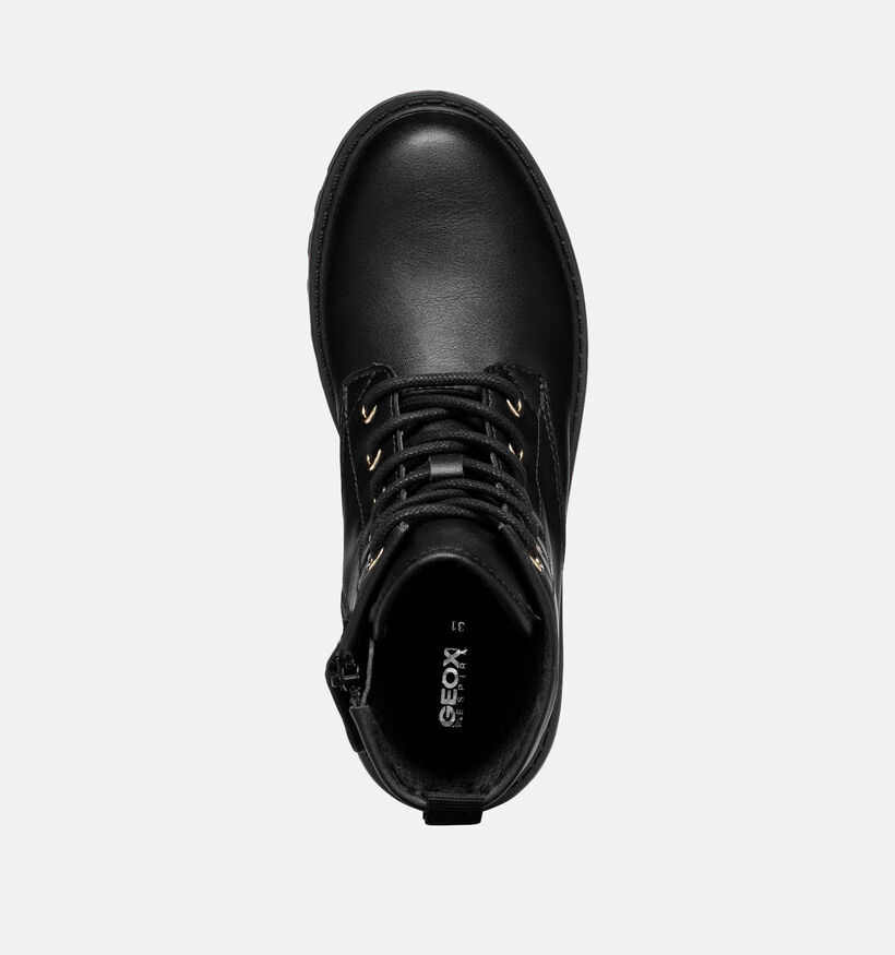 Geox Casey Bottines en Noir pour filles (344550) - pour semelles orthopédiques
