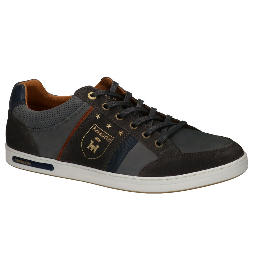 Pantofola d'Oro Mondovi Low Grijze Veterschoenen in leer (286479)