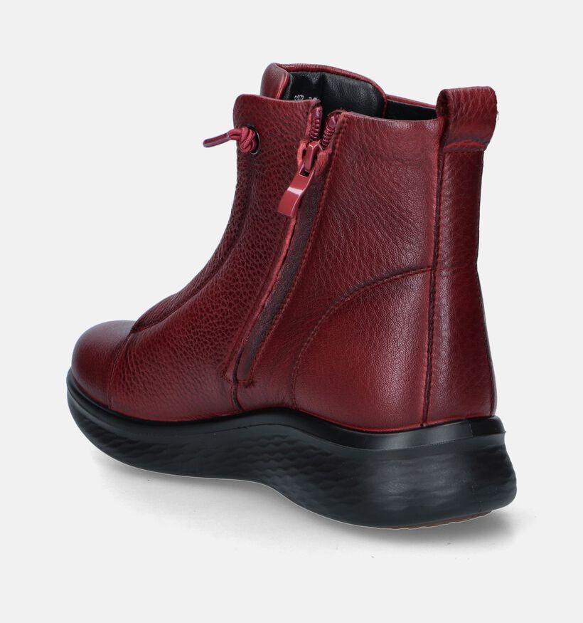 G-Comfort Chaussures confort en Rouge Femmes Bottines,Chaussures