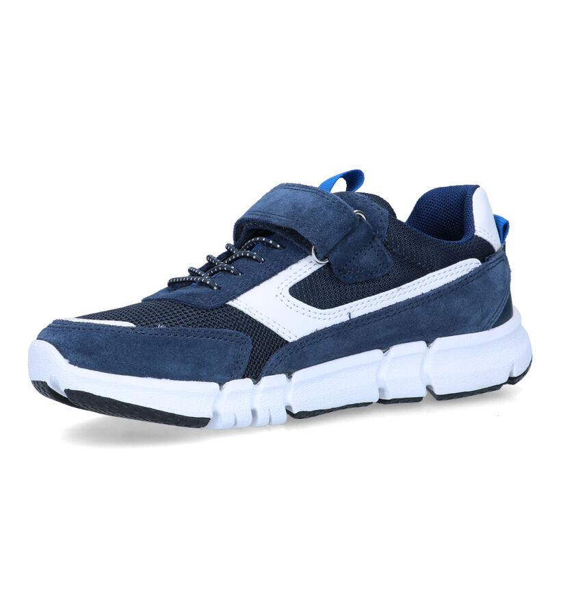 Geox Flexyper Blauwe Lage schoenen voor jongens (326628) - geschikt voor steunzolen