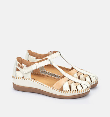 Pikolinos Sandales Blanc/Cognac/Bleu/Rouge