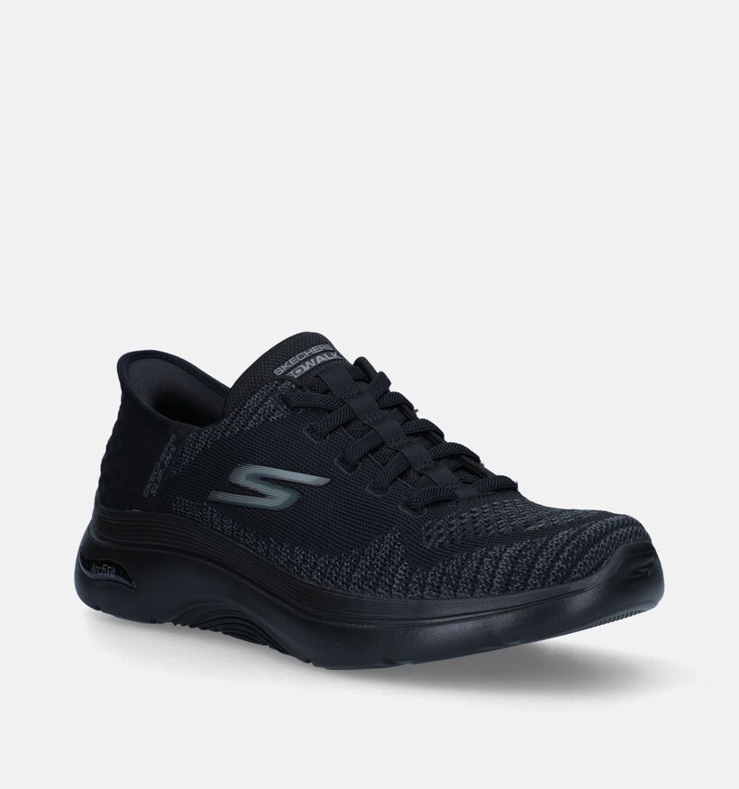 Skechers Go Walk Arch Fit 2.0 Slip-ins en Noir pour hommes (340828)