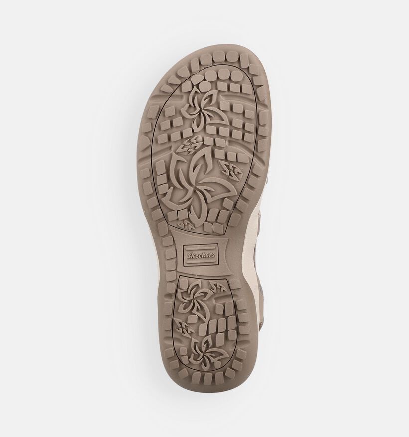 Skechers Reggae Taupe Slip-in Sandalen voor dames (371266)