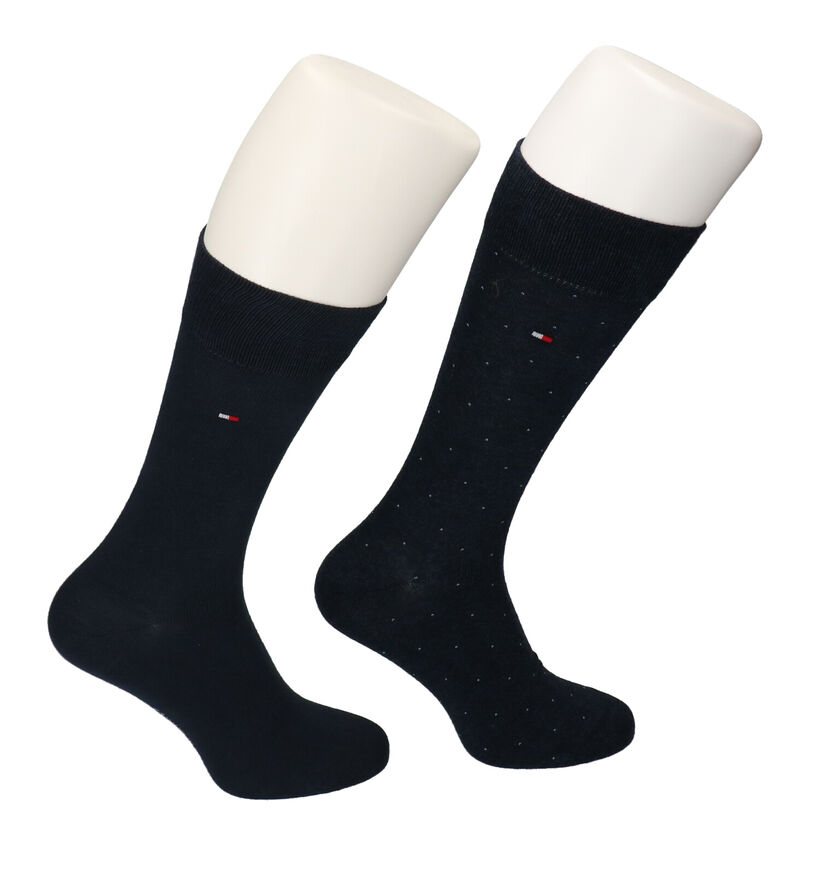 Tommy Hilfiger Chaussettes en Bleu foncé - 4 paires pour hommes (256696)