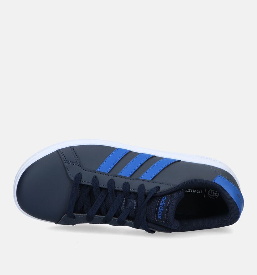 adidas Grand Court 2.0 K Witte Sneakers voor jongens, meisjes (341645)