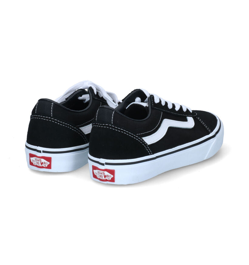 Vans Ward YT zwarte Skate sneakers voor jongens, meisjes (327930)