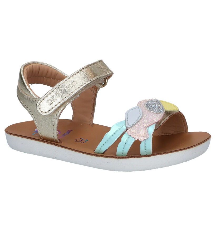 Shoo Pom Goa Toucan Gouden Sandalen in leer (288595)