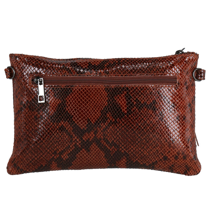 Hampton Bays Gele Crossbody Tas in leer (275631)