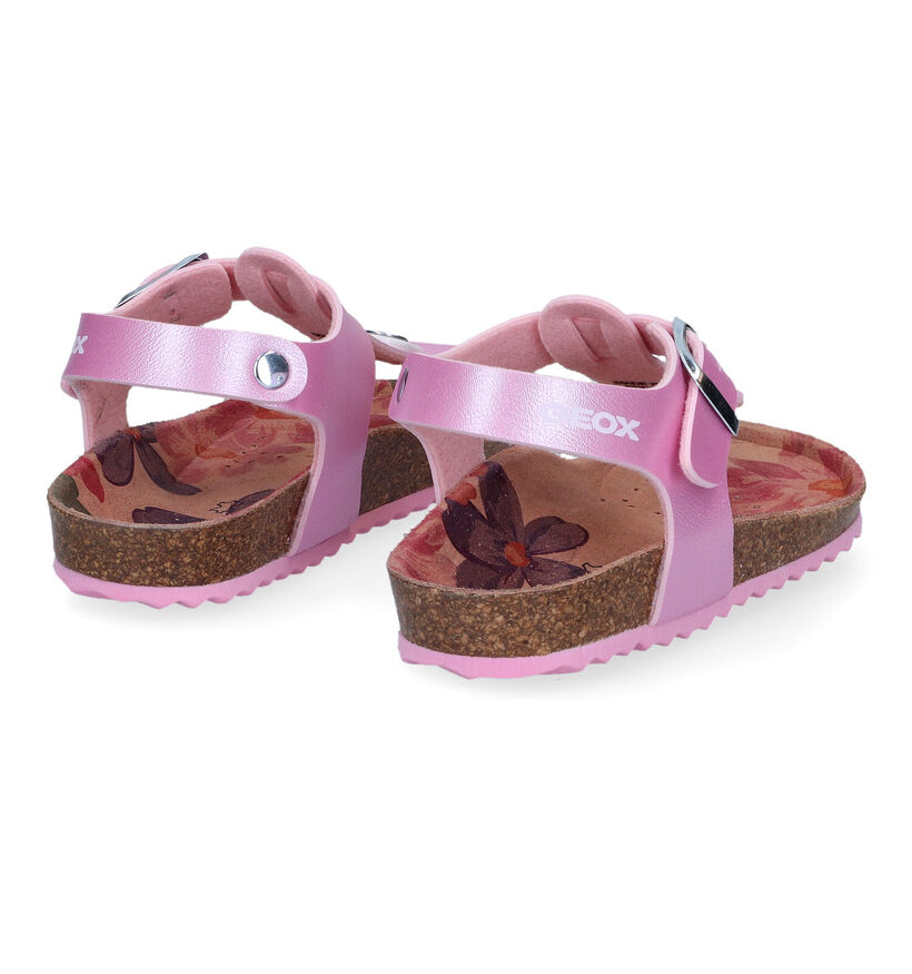 Geox Adriel Roze Sandalen in kunstleer (311013)