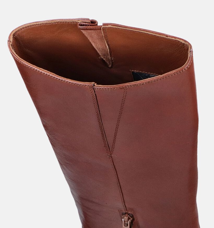 Bronx Fe-Lise Cognac Lange laarzen voor dames (357432)
