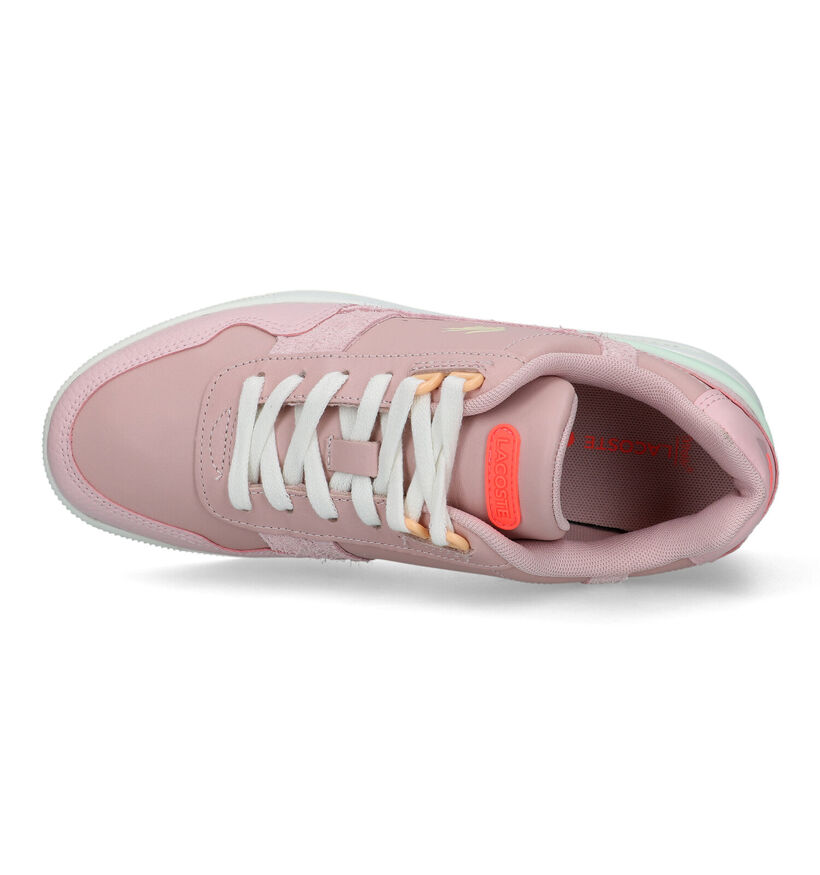 Lacoste T-Clip Baskets en Rose pour femmes (322615)