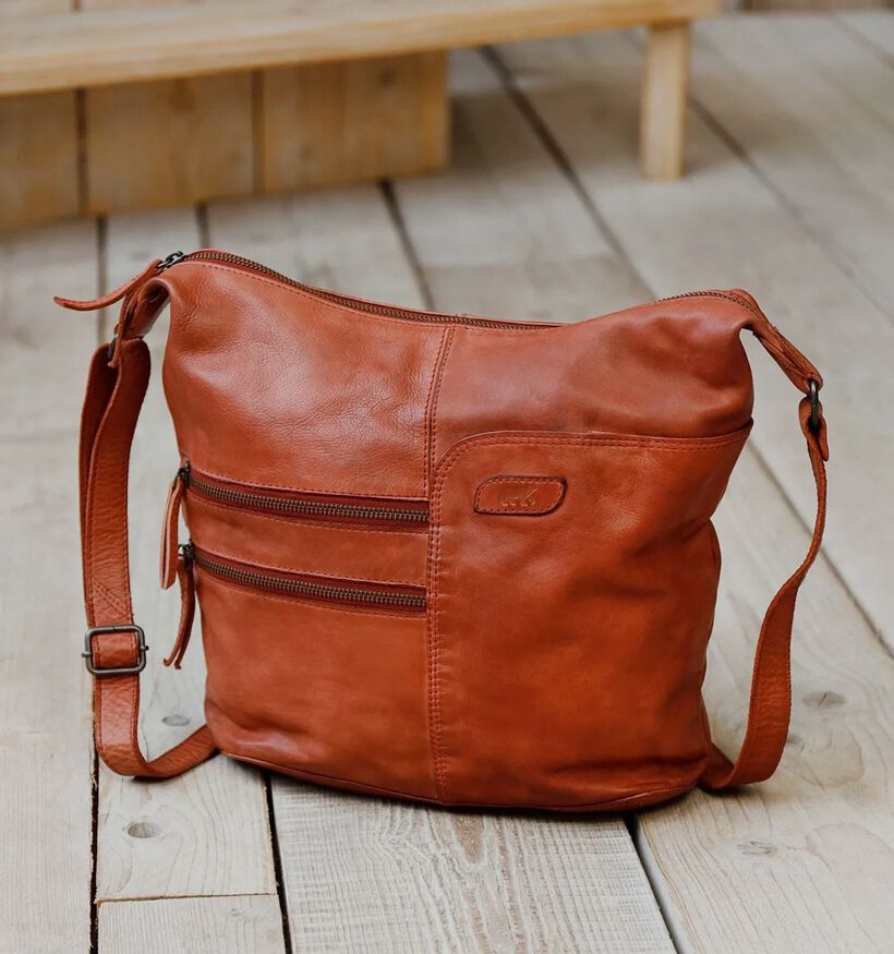 Bear Design Cognac Crossbody tas voor dames (342780)