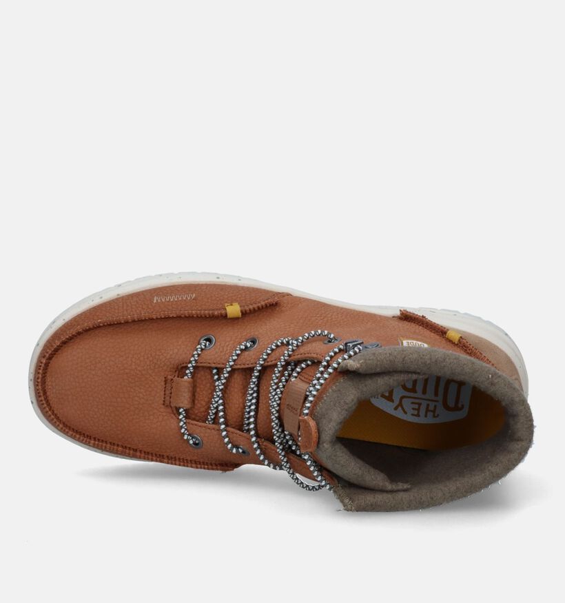 HEYDUDE Bradlet Bruine Boots voor heren (330192) - geschikt voor steunzolen