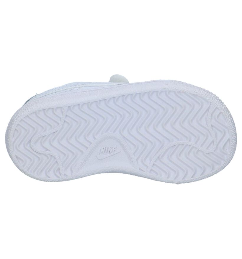 Witte Babysneakers met Velcro Nike Court Royale in leer (233455)