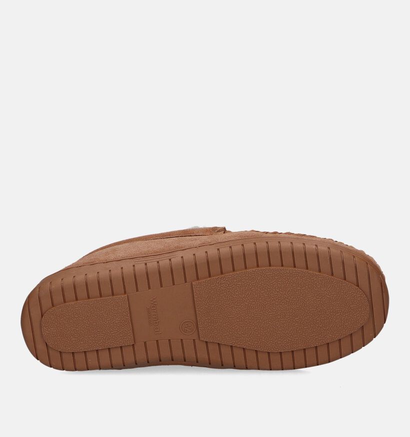 Warmbat Grizzly Donkerbruine Pantoffels voor heren (363337)