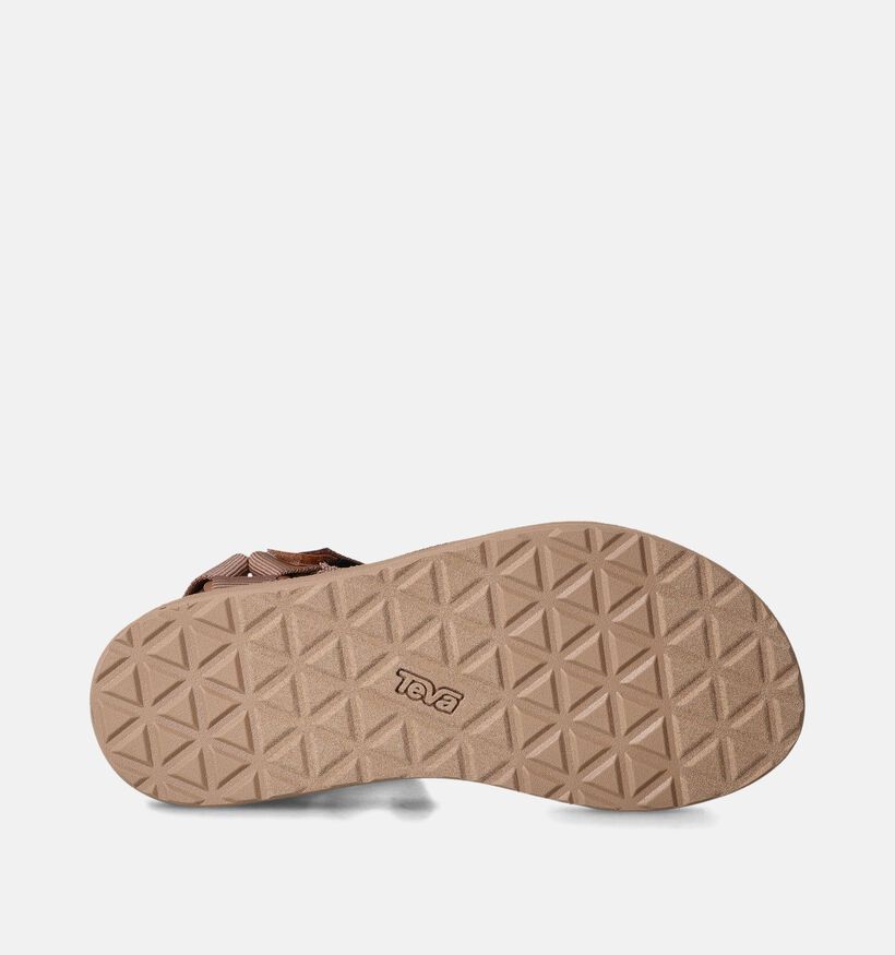 Teva Original Universal Sandales plates en Cognac pour femmes (354690)